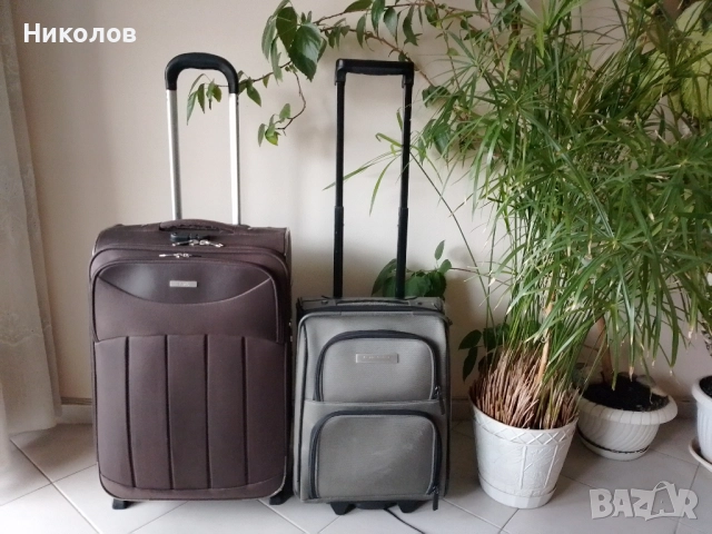 Куфар 2бр усилени колелца "AUSTRIAN AIRLINES "50/35/25см" "20лв"!+Доставка!