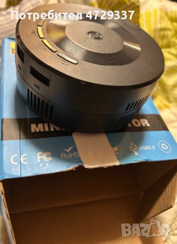 Мини LED проектор, снимка 2 - Плейъри, домашно кино, прожектори - 53470308