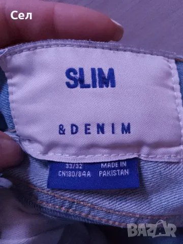 Мъжки дънки H&M Slim 33н, снимка 2 - Дънки - 49050189