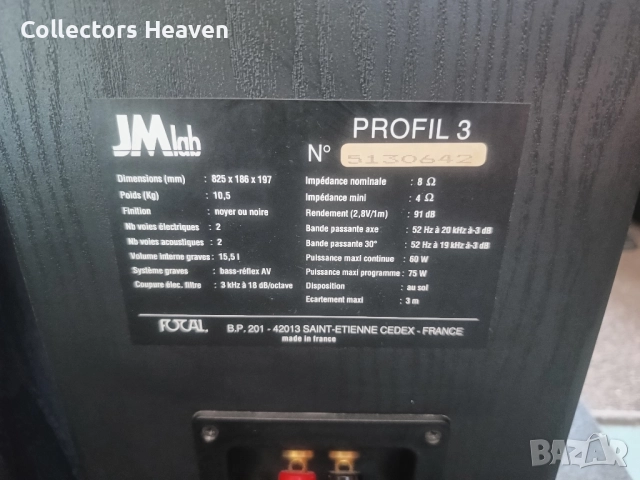JMlab Profil 3 Focal , снимка 6 - Тонколони - 52256857