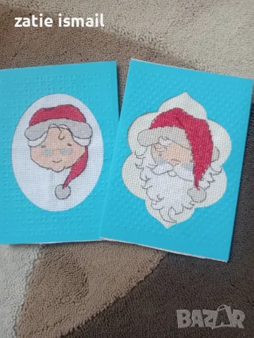 коледни бордирани картички 