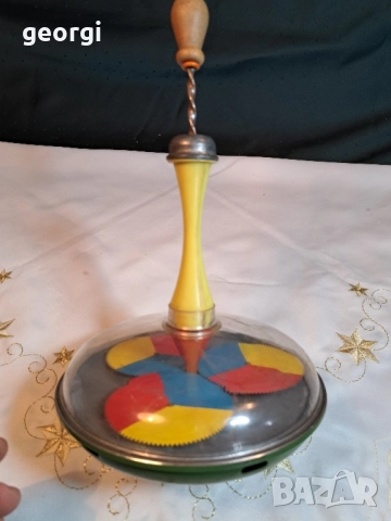 стара ламаринена играчка пумпал 29/3, снимка 6 - Антикварни и старинни предмети - 52431324