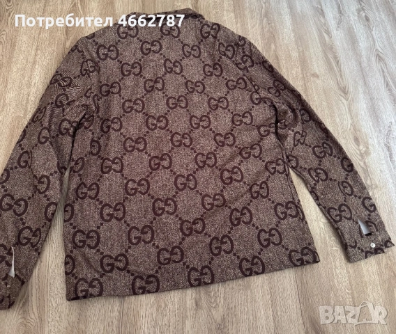 Gucci-Оригинално чисто ново мъжко яке Л номер, снимка 7 - Якета - 52941829