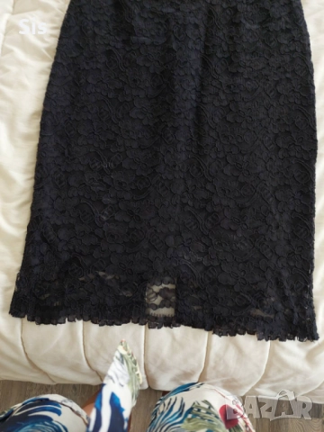 Дамска рокля в черно и бяло, снимка 2 - Рокли - 52119472