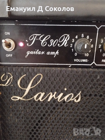 усилвател за китара Larios TC30A, снимка 3 - Ресийвъри, усилватели, смесителни пултове - 53201555
