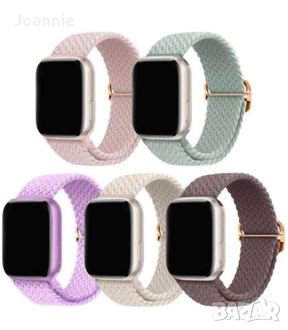 Текстилни каишки Apple watch, снимка 2 - Каишки за часовници - 42683570
