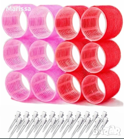 Ролки за коса + щипки