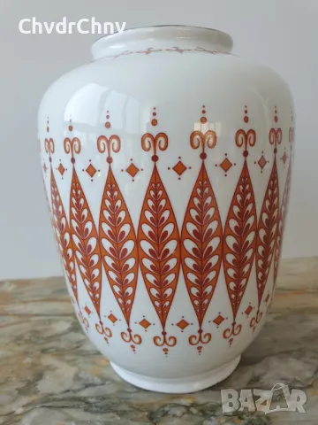 GDR Lippelsdorf 18см/ГДР стара немска порцеланова ваза