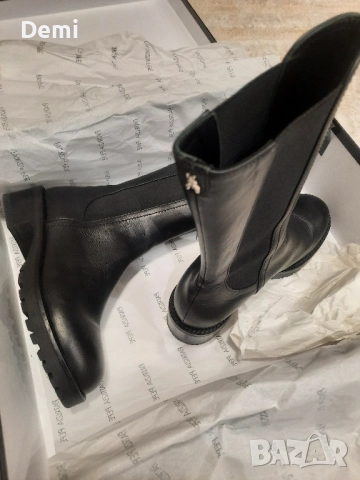 Черни боти ботуши Patrizia Pepe , снимка 9 - Дамски боти - 52025307