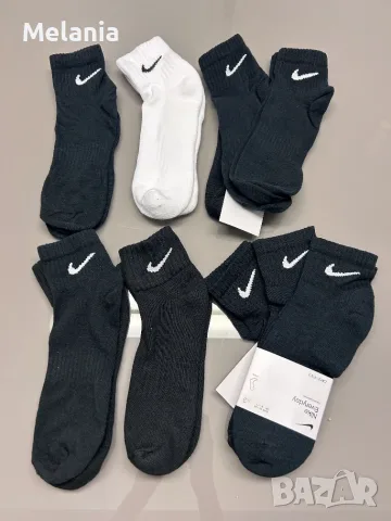 Oригинални чорапи Nike (размер 42-46) – 9 чифта, снимка 3 - Мъжки чорапи - 56331938