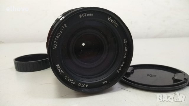 Обектив Vivitar 60-300mm 1:4-5.6 ф67mm, снимка 2 - Обективи и филтри - 34667211
