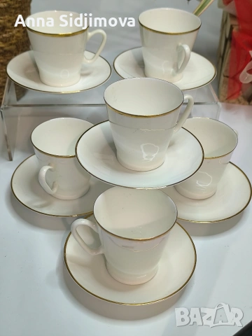 Руски порцелан ЛФЗ сервиз за кафе 