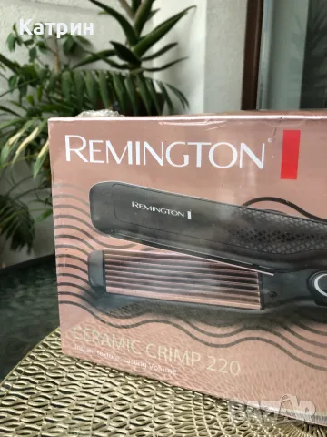 Преса за Вафли Remington Ceramic Crimp 220 S3580 за обем и текстура, снимка 3 - Преси за коса - 55953040