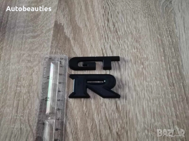 черна емблема Nissan GT-R, снимка 2 - Аксесоари и консумативи - 32195712