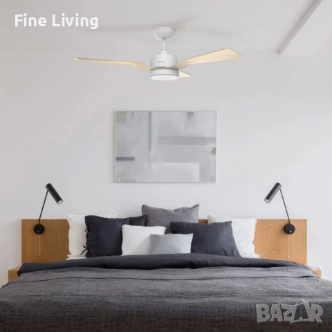 Таванен вентилатор Brizy Bright Outdoor с дистанционно управление,LED осветление,6 скорости,45W DC м, снимка 6 - Вентилатори - 52194569
