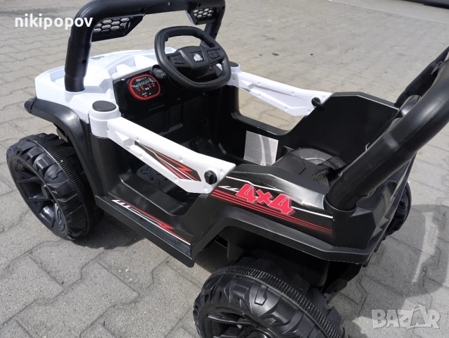 TEXAS акумулаторен джип FAST UTV бял, снимка 7 - Детски велосипеди, триколки и коли - 53569306