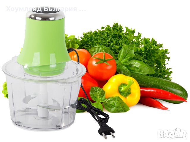 НОВО! Мощен чопър 300W 1.8Л с 4 ножа, снимка 2 - Чопъри и пасатори - 39340438