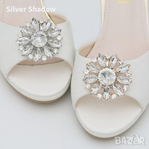 Катарами с кристали за дамски обувки  / 2