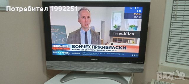 LCD телевизор Sharp НОМЕР 07. Model LC-32GD8E. 32инча 81см. РАБОТЕЩ. С дистанционно. Внос от Германи, снимка 5 - Телевизори - 42614611