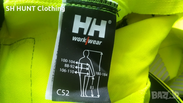 HELLY HANSEN 77472 Hi Vis Construction Stretch Work размер 52 / L работен панталон W4-420, снимка 14 - Панталони - 52075324