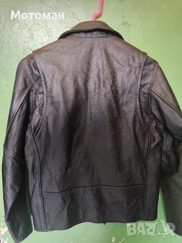 Черно кожено яке Gaudi Leathers, S, снимка 2 - Якета - 56268592