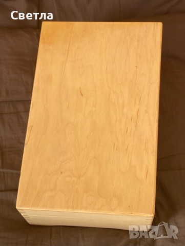 КУТИЯ ЗА ЧАЙ, ръчна изработка от ЛИПА, НОВА,Стилен дизайн, с дванадесет секции, за съхранение , снимка 3 - Други стоки за дома - 52907947