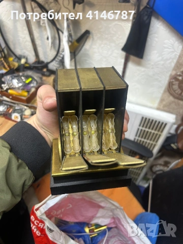 Табакера за цигари настолна , снимка 3 - Антикварни и старинни предмети - 53245922