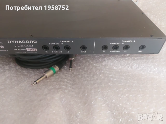 Dynacord PEX 223 Active X-over, снимка 6 - Други - 50501626