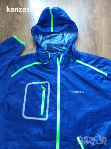 Craft Focus Hood Jacket - страхотна мъжка ветровко 2ХЛ КАТО НОВА, снимка 3 - Спортни дрехи, екипи - 47453939