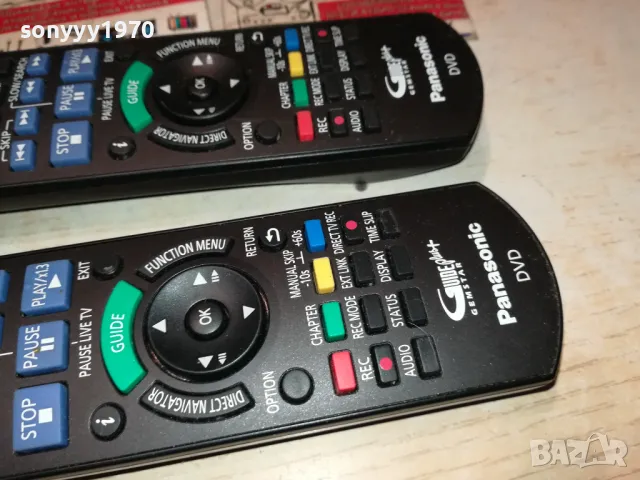 panasonic-dvd recorder remote x2 swiss 1902251616, снимка 5 - Дистанционни - 49196294
