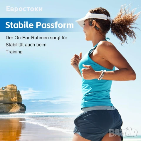 Ssunvito Bluetooth слушалки за костна проводимост, водоустойчиви слушалки за плуване IP68, с отворен, снимка 4 - Bluetooth слушалки - 50746634