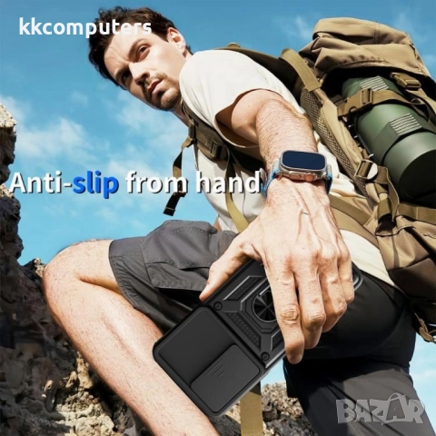 Магнитен калъф Ring Holder за Motorola Moto G06 4G / Moto G06 Power 4G- PC +TPU, Капак за камерата, , снимка 10 - Калъфи, кейсове - 52725903