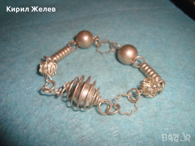 ПОСРЕБРЕНА ХЕНД-МЕЙД АРТ ИЗРАБОТКА ГРИВНА 6179, снимка 4 - Гривни - 34840393