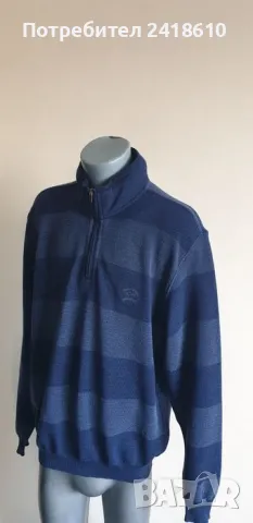 Paul & Shark Cool Touch Wool Cardigan Knitted Half Zip Mens Size XL ОРИГИНАЛ! Мъжка Вълнена Жилетка , снимка 2 - Пуловери - 49066668