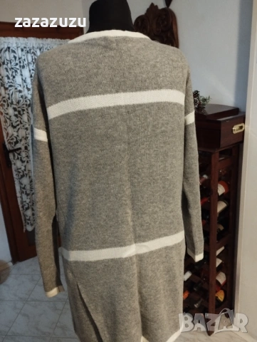 ВЪЛНА И ИНГОРА Дамска дълга жилетка, снимка 3 - Жилетки - 53193723