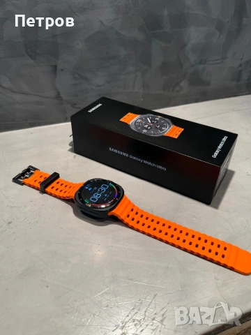 КАТО ЧИСТО НОВ Samsung Galaxy Watch Ultra LTE, снимка 7 - Смарт гривни - 53835400