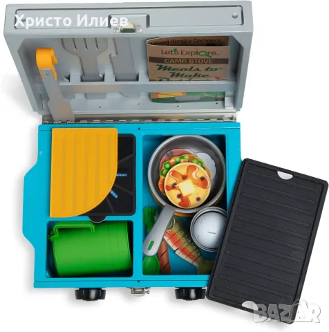 Дървена кухня комплект за пикник Melissa & Doug с аксесоари в куфарче, снимка 3 - Образователни игри - 48962701