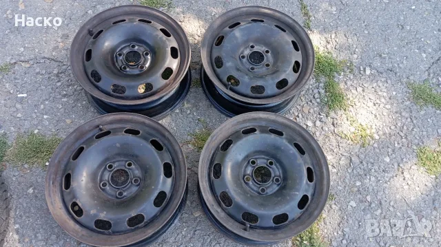 Стоманени Джанти vw 15 5x100 6j, снимка 5 - Гуми и джанти - 56260969