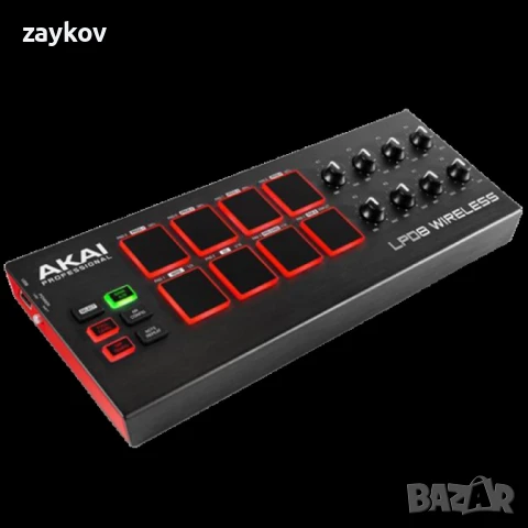 МИДИ КОНТРОЛЕР AKAI LPD8 WIRELESS, снимка 2 - Друга електроника - 51368688