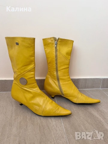 Боти от естествена кожа Buffalo London