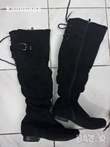 меки велурени ботуши тип чизми