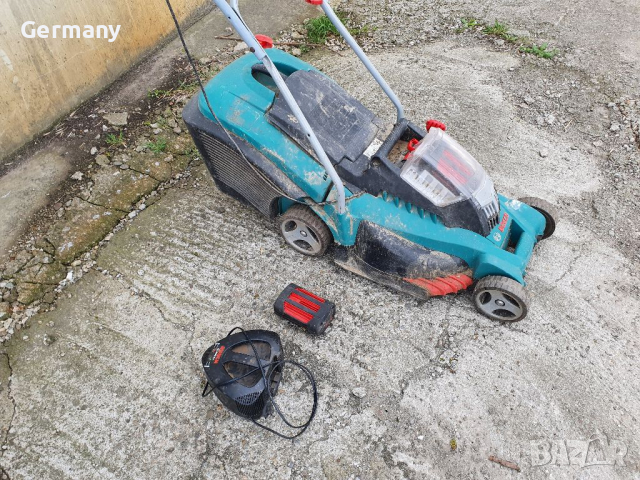 Акумулаторна косачка бош bosch 36v две батерий, снимка 3 - Други инструменти - 36332453