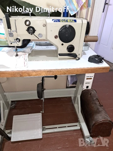 професионална зиг заг шевна машина глобал, снимка 2 - Шевни машини - 51373432