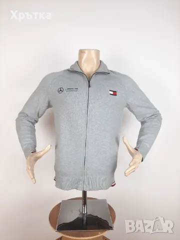 Tommy Hilfiger x Mercedes AMG - Оригинална мъжка жилетка с цип р-р S-M, снимка 6 - Пуловери - 48827561