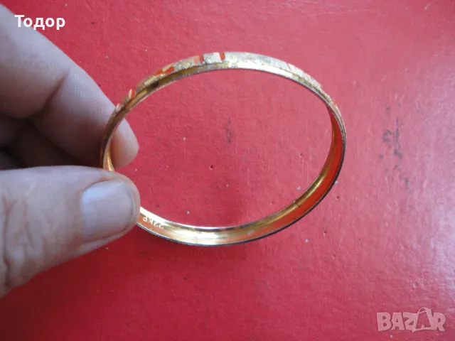 Позлатена гривна , снимка 5 - Гривни - 47534475