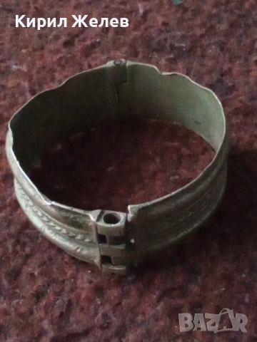 Стара възрожденска гривна сребърна 53781, снимка 2 - Антикварни и старинни предмети - 53477267