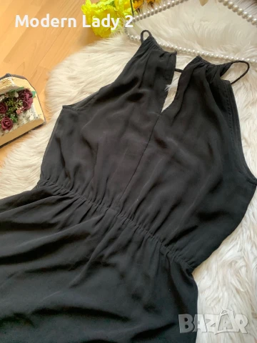 Черна рокля Н&М, снимка 3 - Рокли - 50867587