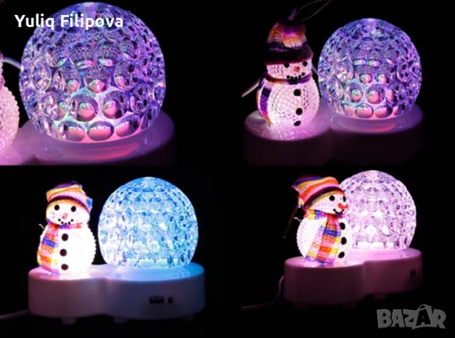 Коледна Led лампа, снимка 5 - Декорация за дома - 52640401