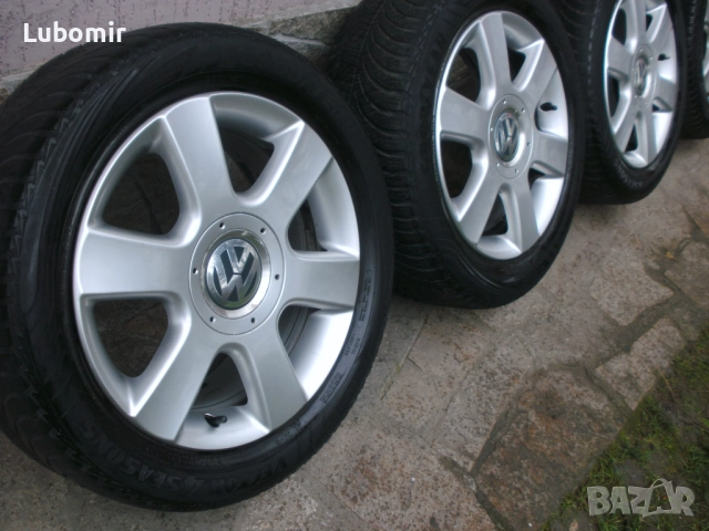 16 цола 5 х 112 мм 4 бр лети джанти - оригинални Volkswagen !, снимка 2 - Гуми и джанти - 52893413