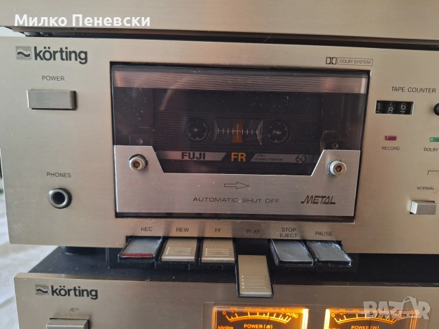 KORTING A 300 STEREO AMPLIFIER.C 300 STEREO CASSETTE DECK.T 300 STEREO TUNER.MADE IN WEST GERMANY., снимка 6 - Аудиосистеми - 53689734